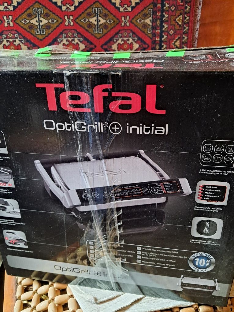 Гриль-барбекю электрический Tefal GC706D34 Optigrill+ Initial