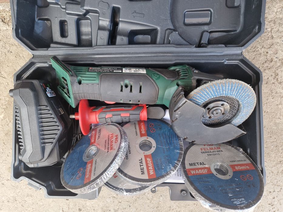 Szlifierka kątowa plus tarcze