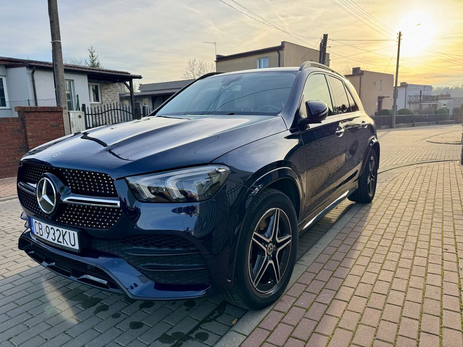 Mercedes GLE linia AMG salon Polska bogata wersja 7-os panorama