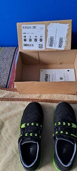Buty sandały ochronne Atlas sl green ESD Rozmiar 40 powystawowe