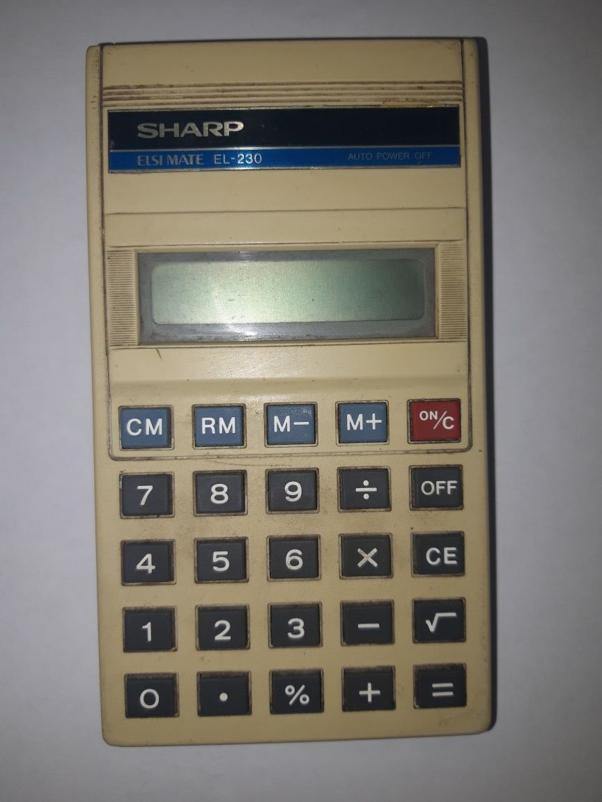 Sharp EL-230 -японский ретро калькулятор