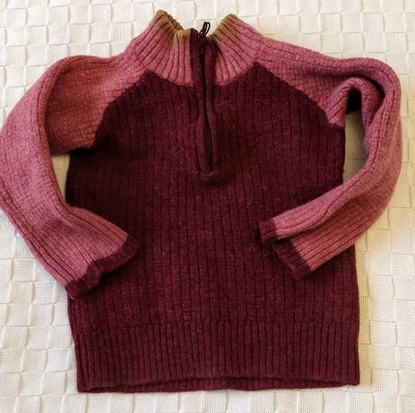Sweter ciepły 92 wełna 100% Heldre dla chłopca dziewczynki