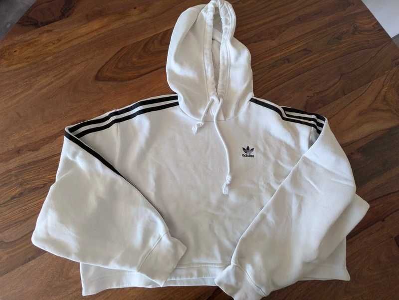 Hoodie curta adidas