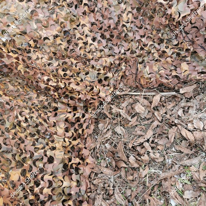 маскувальна сітка НА ОСНОВІ ПРОШИТА мультикам корич беж хакі зелений