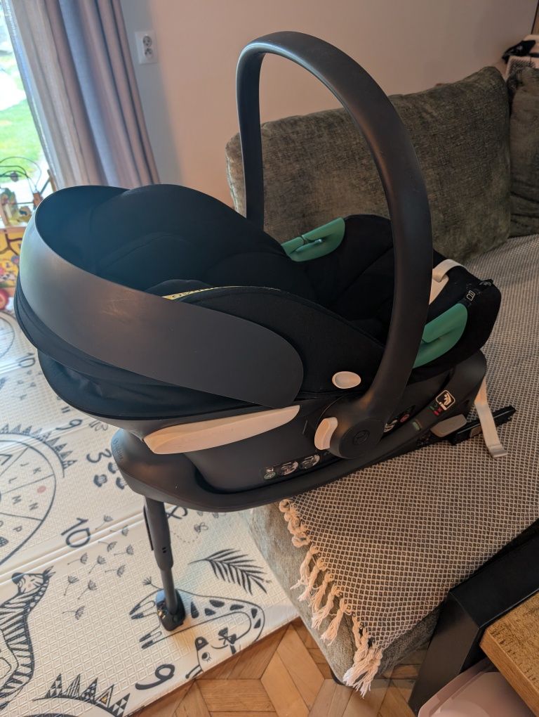 Cybex Aton B2 i-Size Fotelik Samochodowy 0-13kg + Baza One Volcano