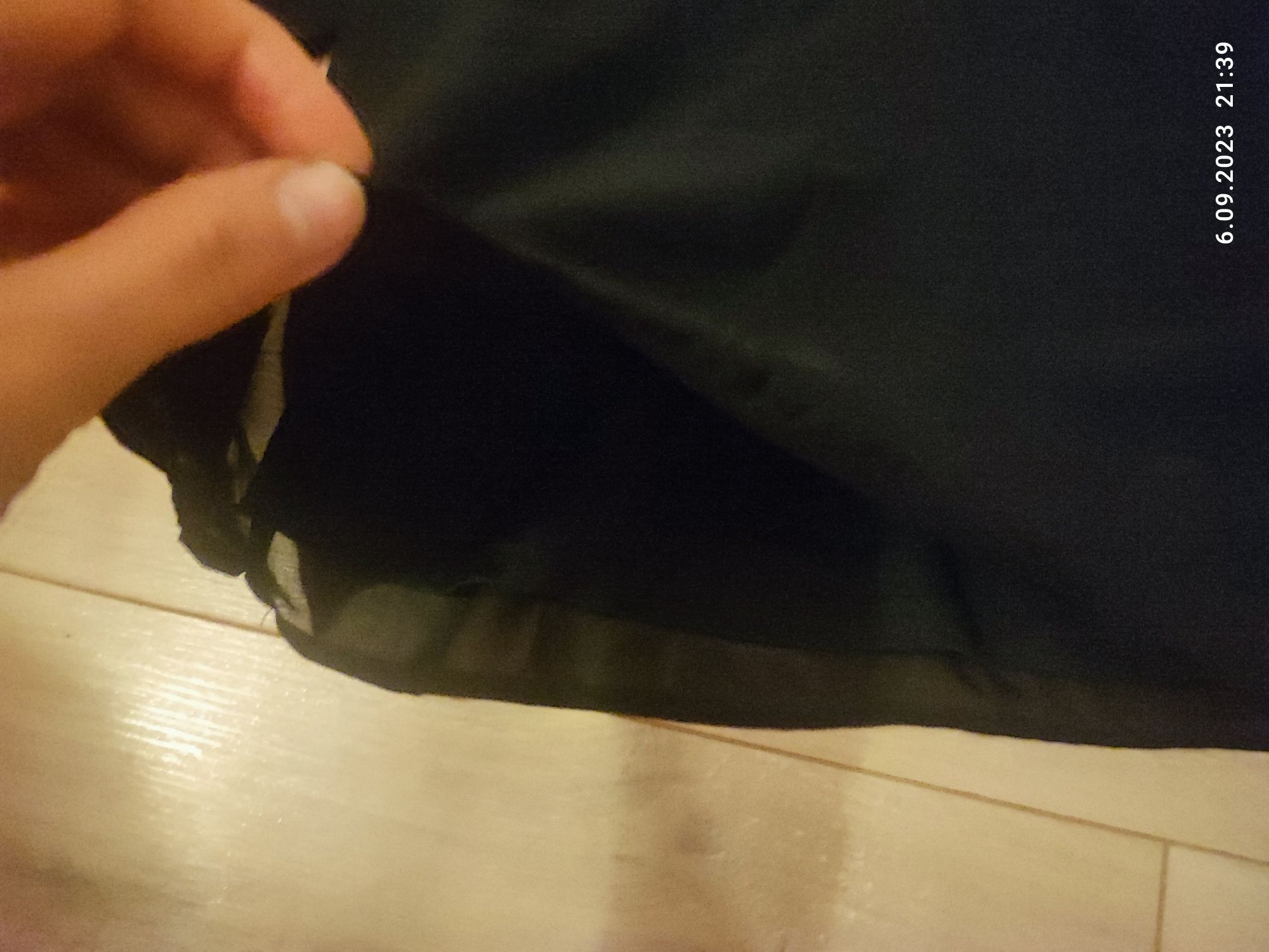 Bluzka zwiewna czarna Cubus