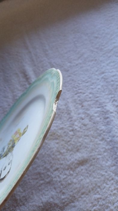 Prato raro louça Sacavém affonso 13 visita a lisboa 1903