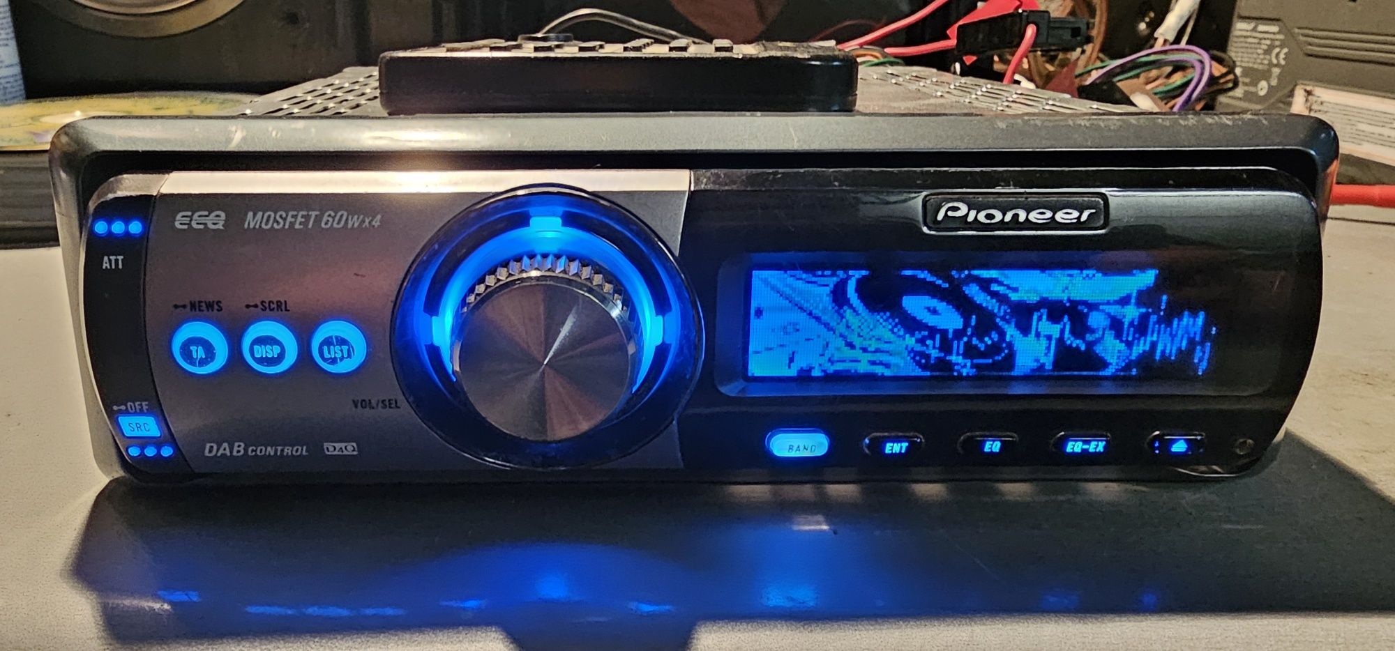 Pioneer deh-p80mp + moduł bluetooth Mega Moc 4x60 W