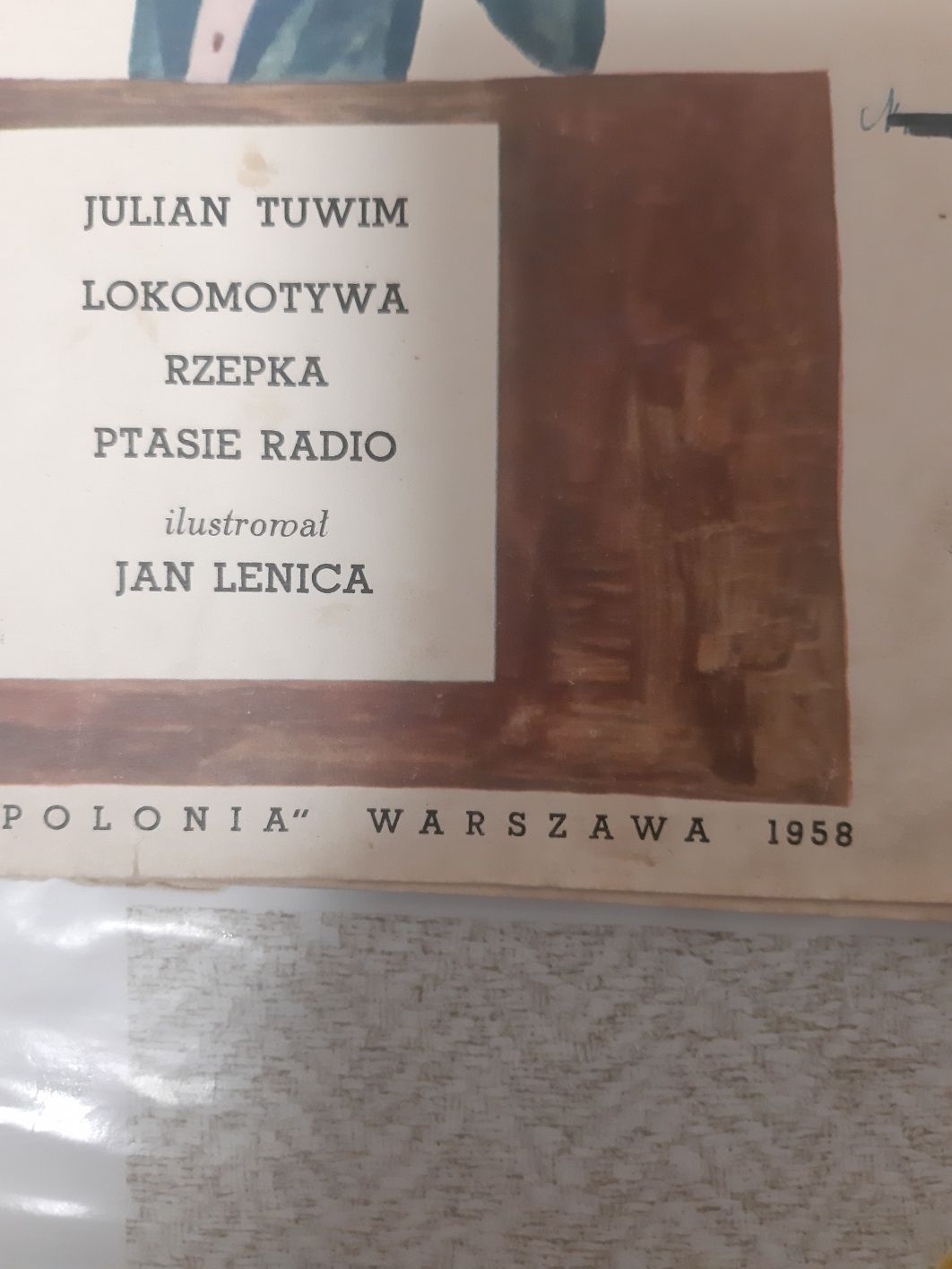 Tuwim Julian  wiersze Lokomotywa i inne 1958 rok