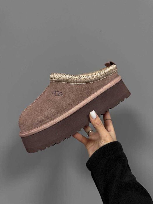 Угги UGG Tazz Platform Rocky Oak / уггі Тазз на платформі коричневі