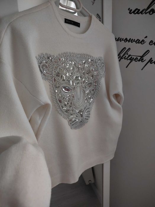 Sweter biały Mohito S