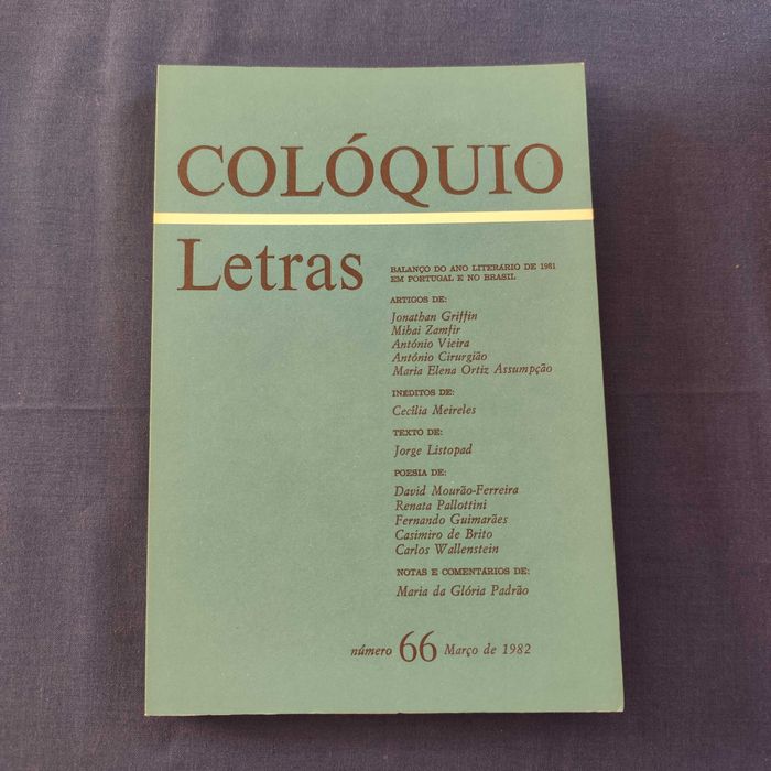 Revista Colóquio Letras 66 - Março 1982