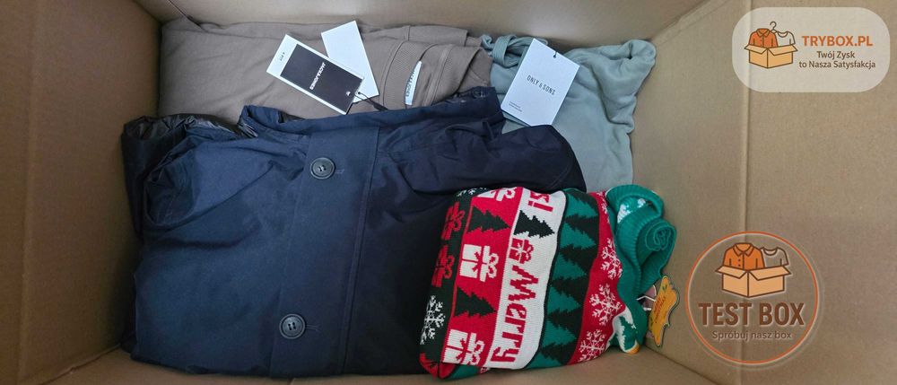 Markowy mix hurtowy – 40–60 szt. ubrań i butów premium w kartonie