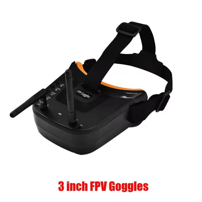 В наявності FPV Шолом для дрона, 5.8G, 40 каналів, аналоговий сигнал