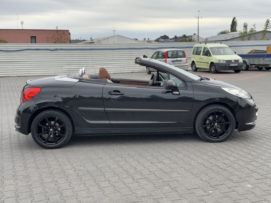 Autokomis TopCar! Peugeot 207cc/1.6 Benzyna/Sprawny Dach/Mały przebieg