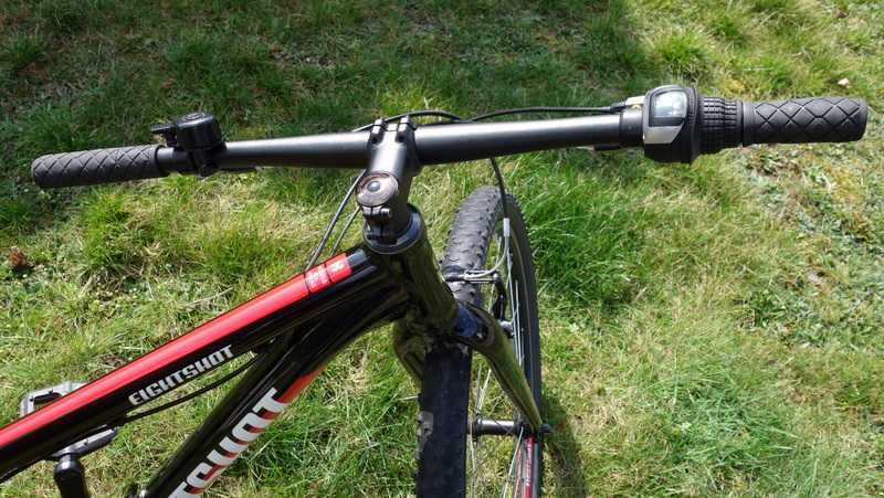 Rower młodzieżowy MTB EIGHTSHOT X-COADY 275 SL - Czarny/Czerwony