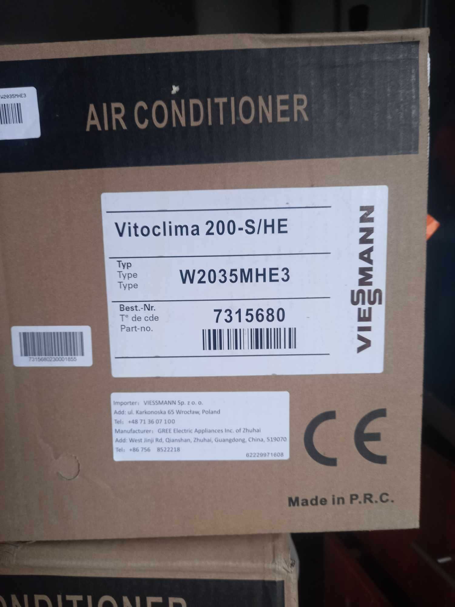 Viesmann Victoclima 200-S klimatyzator ścienny SPLIT 3,5 KW