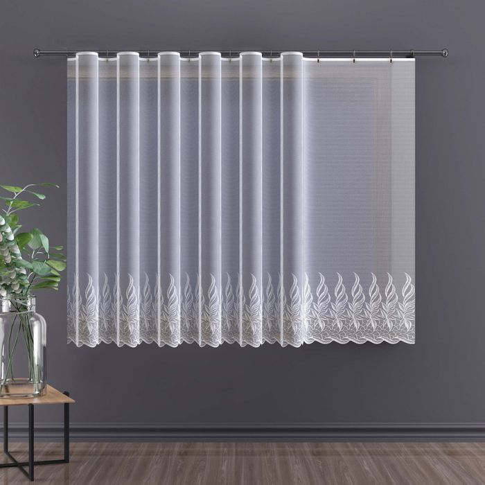 Firanka gotowa żakardowa Fritza H900 300x150 cm biała