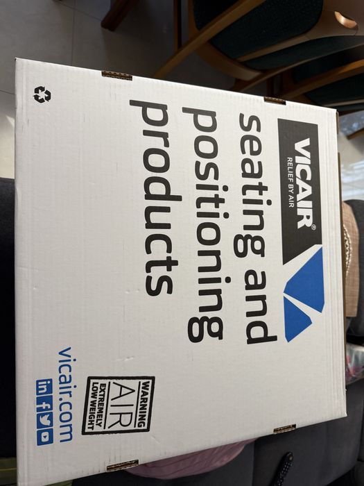 Poduszka VICAR do wozka inwalidzkiego, profilaktyczna.