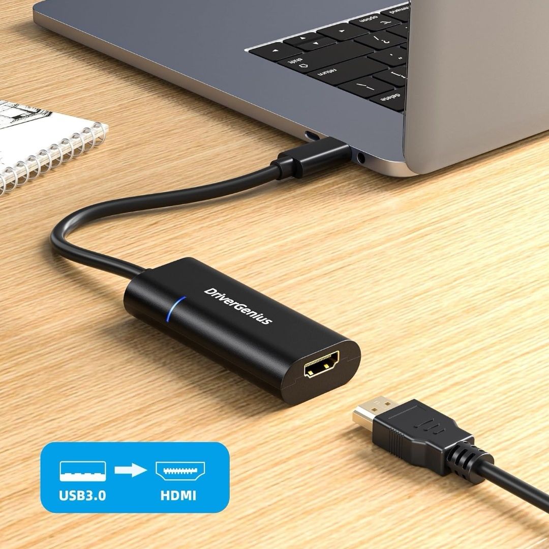 Konwerter wideo USB 3.0 na HDMI - zewnętrzna karta graficzna do komput