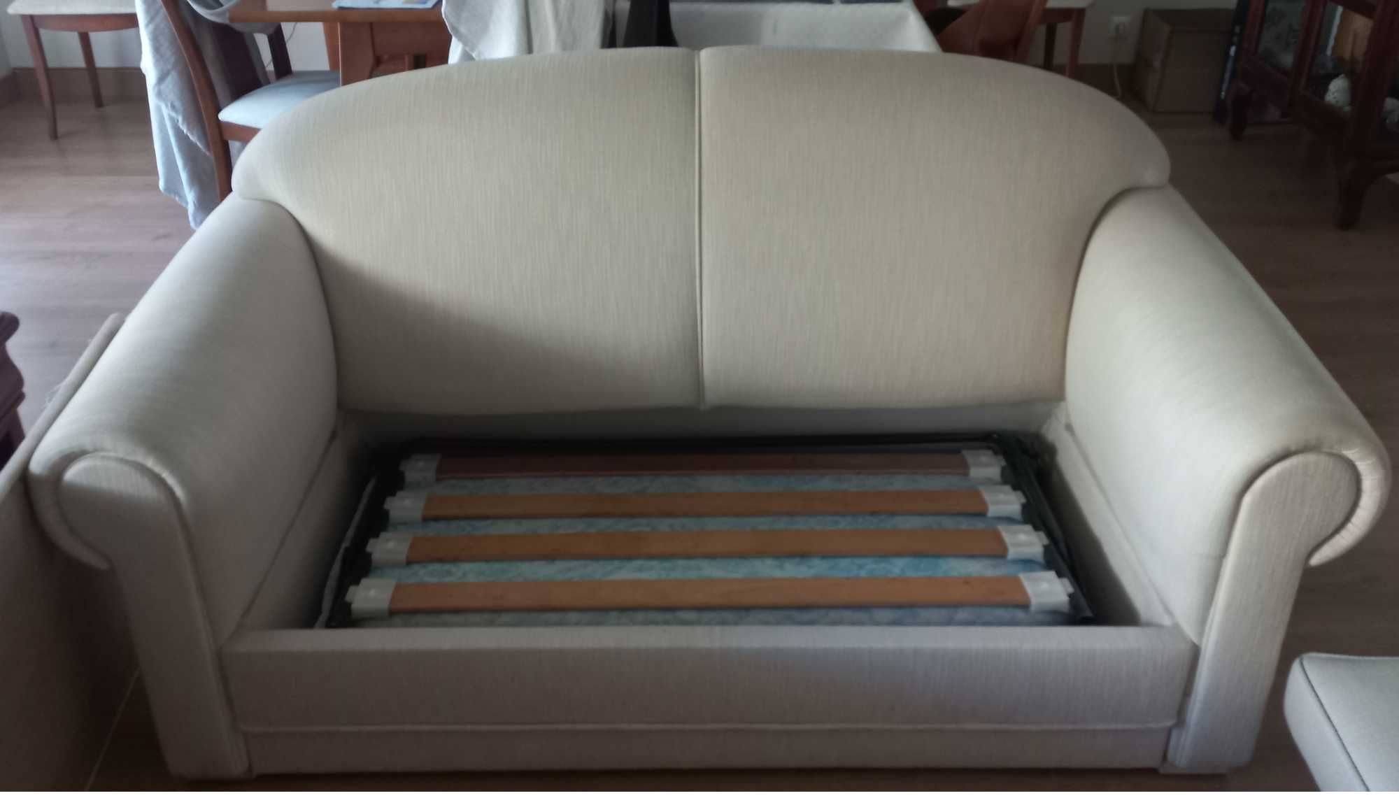 2 Sofás-cama de 2 lugares com cama tipo francesa