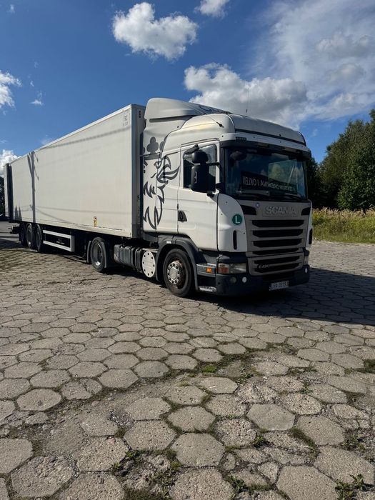 Scania G420  Zestaw Scania G420 + naczepa thermo King SL200