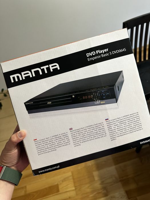 Manta odtawarzacz DVD NOWY