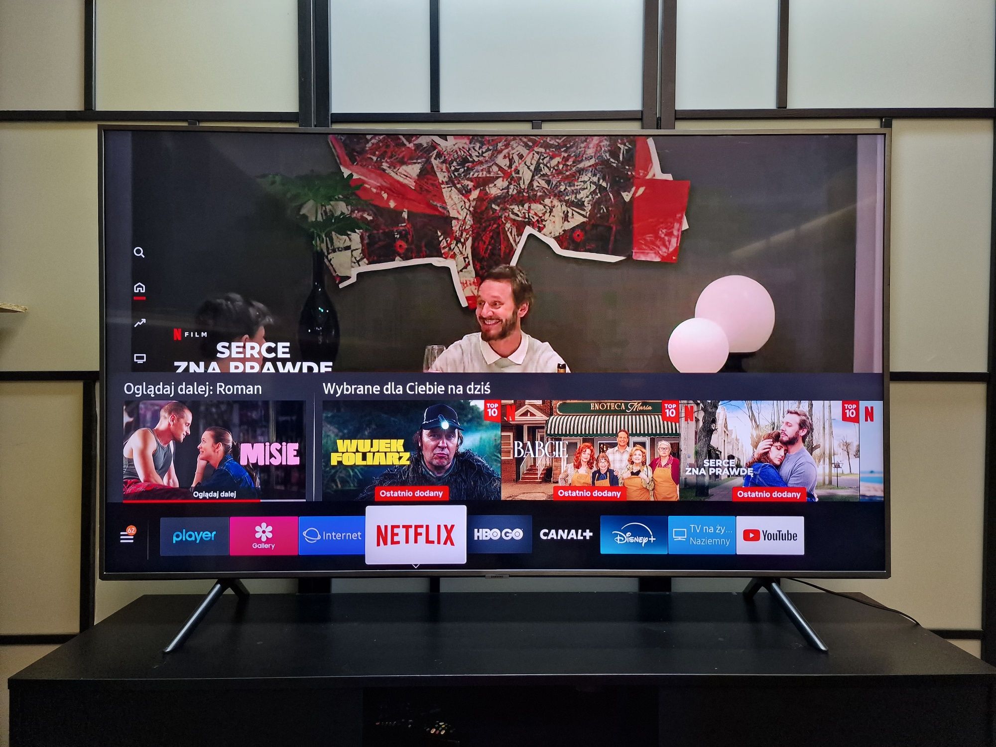 Samsung 65cali 4K UHD DVB-T2 SMART telewizor