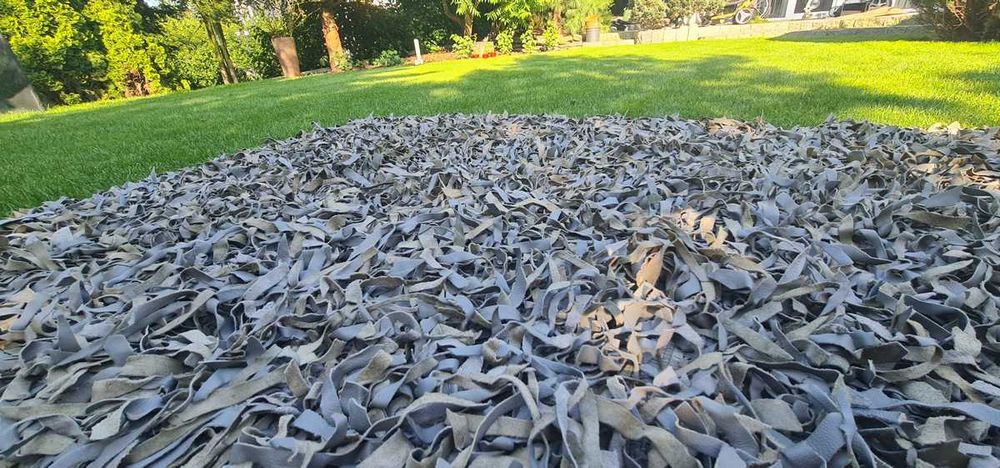 Piękny, ekskluzywny dywan z prawdziwej skóry. 2,05 x 1,4 m