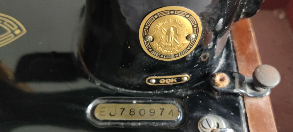 Antyk maszyna do szycia Singer 99k