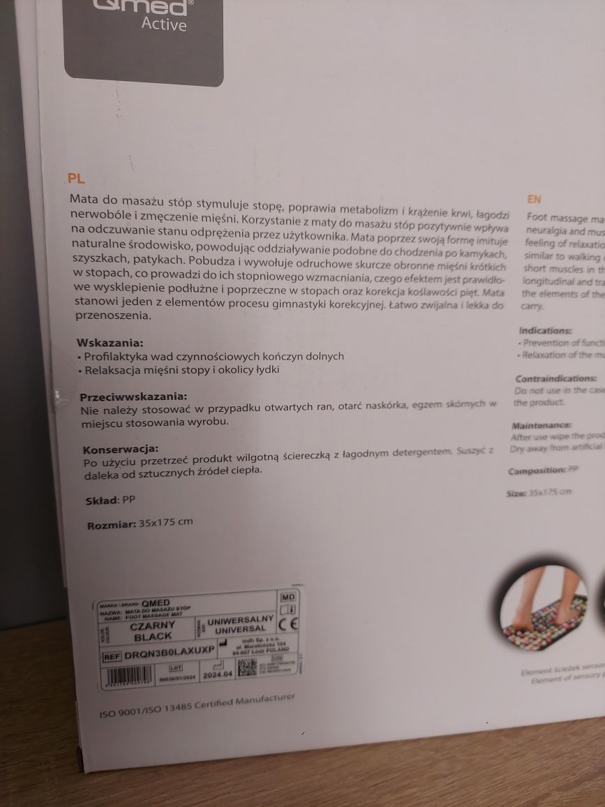 Mata do masażu stóp - sensoryczna