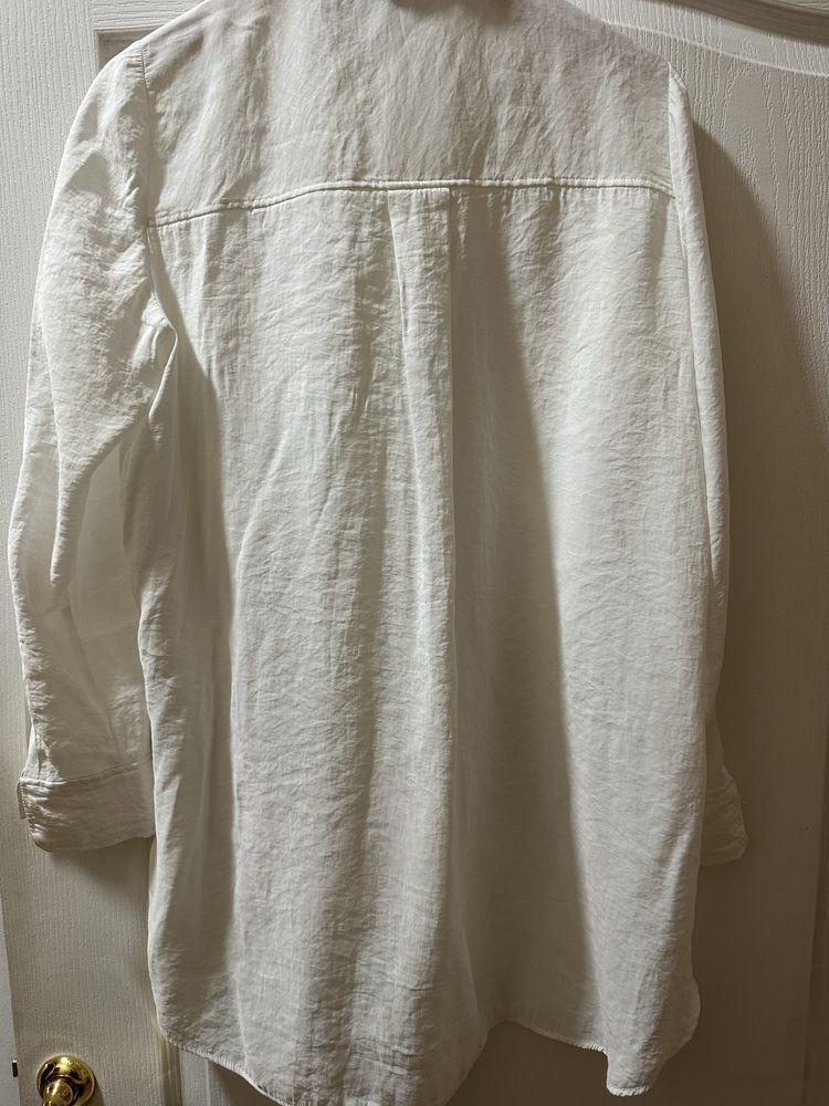 Біла блузка Zara, оверсайз