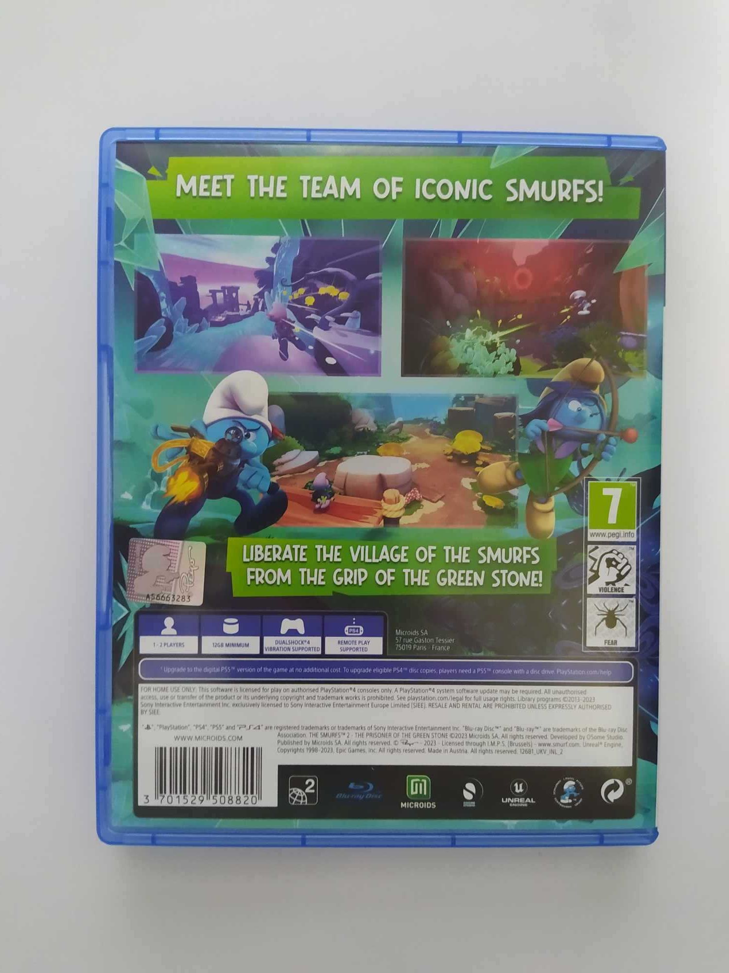 The Smurfs 2: The Prisoner of the Green Stone PS4 / Smerfy 2