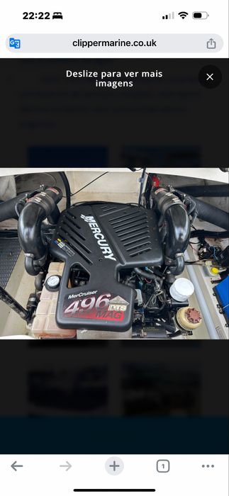 Sea ray 250 slx 496 dts