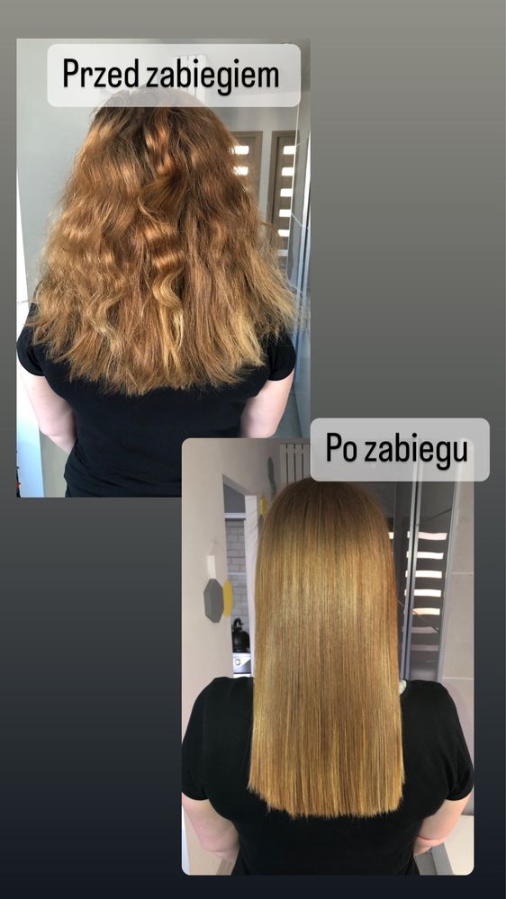 Keratynowe prostowanie wlosow Botox na wlosy peeling trychologiczny