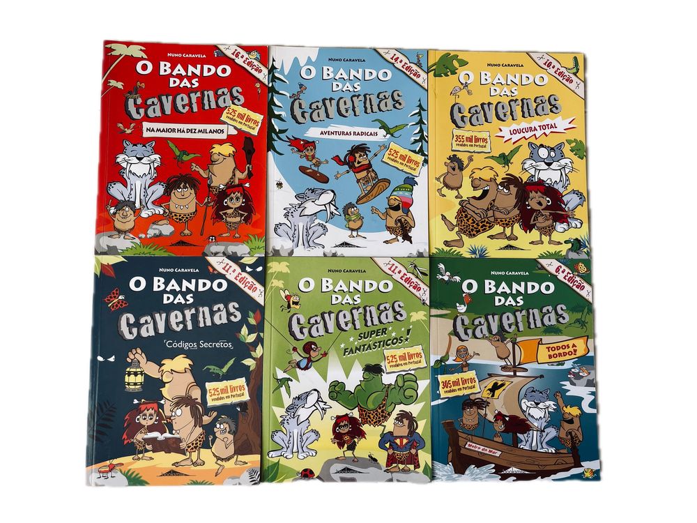 Livros “ O bando das cavernas”