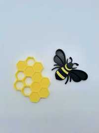 Pszczółka i plaster miodu, dekoracja