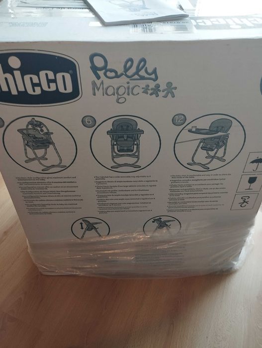 Cadeira de refeição e espreguiçadeira Chicco Polly Magic