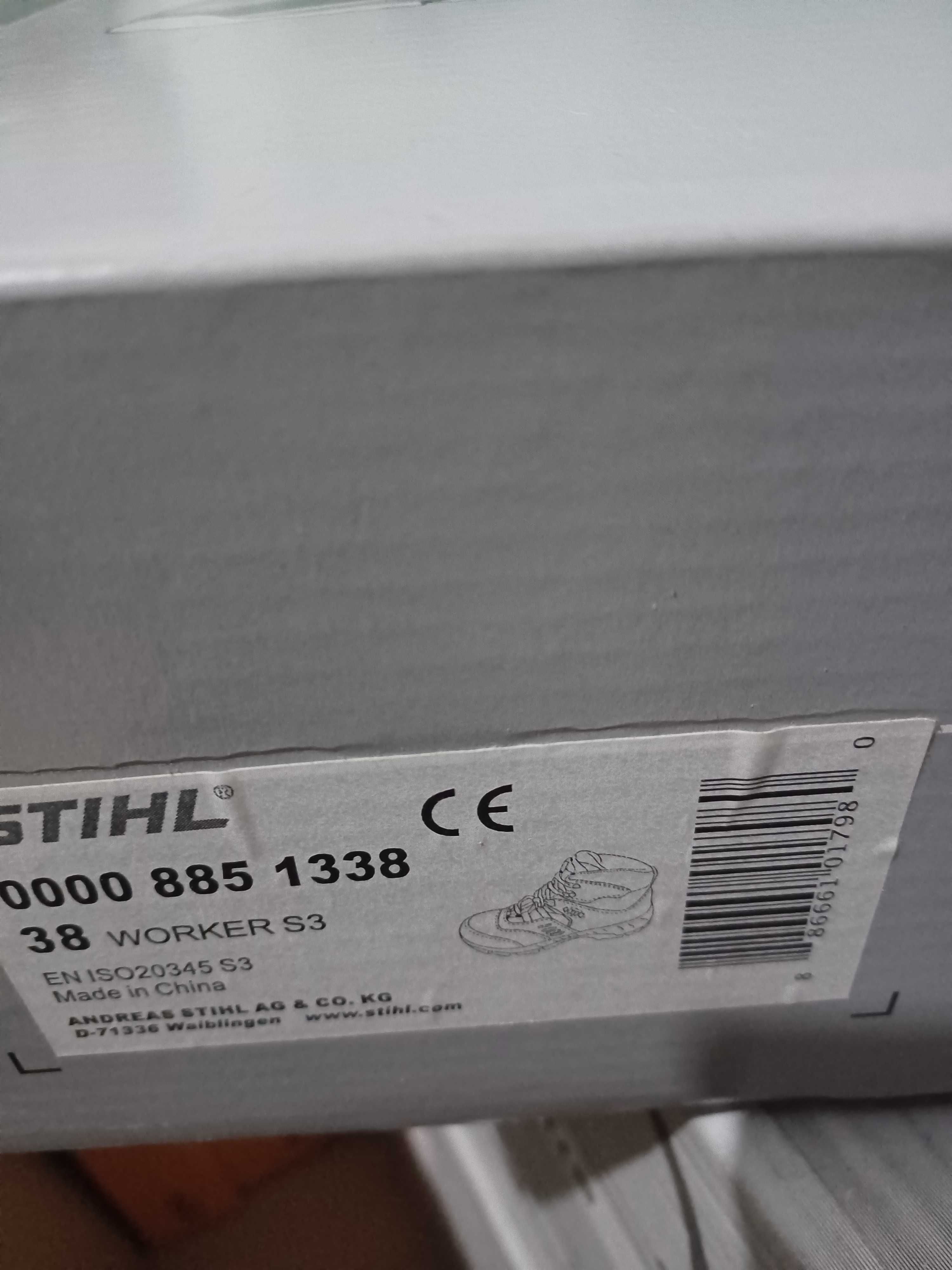 Botas stihl novas 38