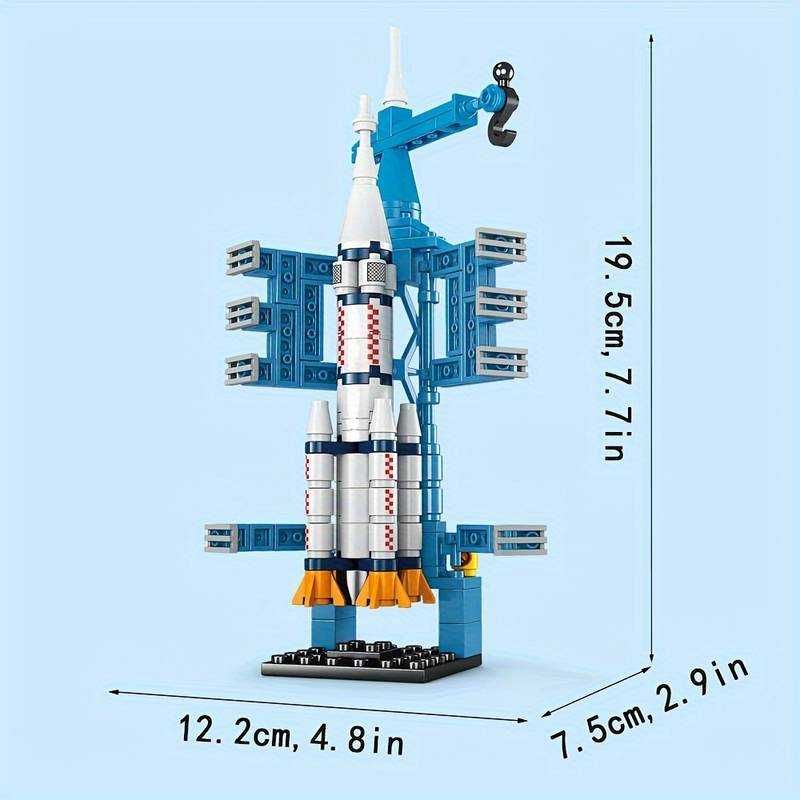 Zestaw klocków lego niebieska rakieta kosmiczna