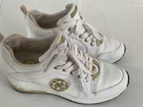 Sneakersy Guess r.37 biało złote