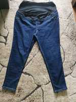 Spodnie jeansowe, ciążowe r. 48