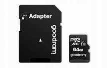 Karta pamięci microSD Goodram 64GB CL10 UHS I + adapter