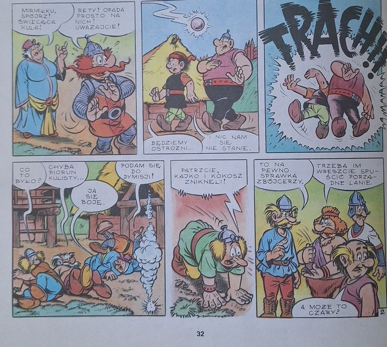 Wygnaniec. Komiks. Oryginał. Kajko i Kokosz. Profesor Stokrotek.