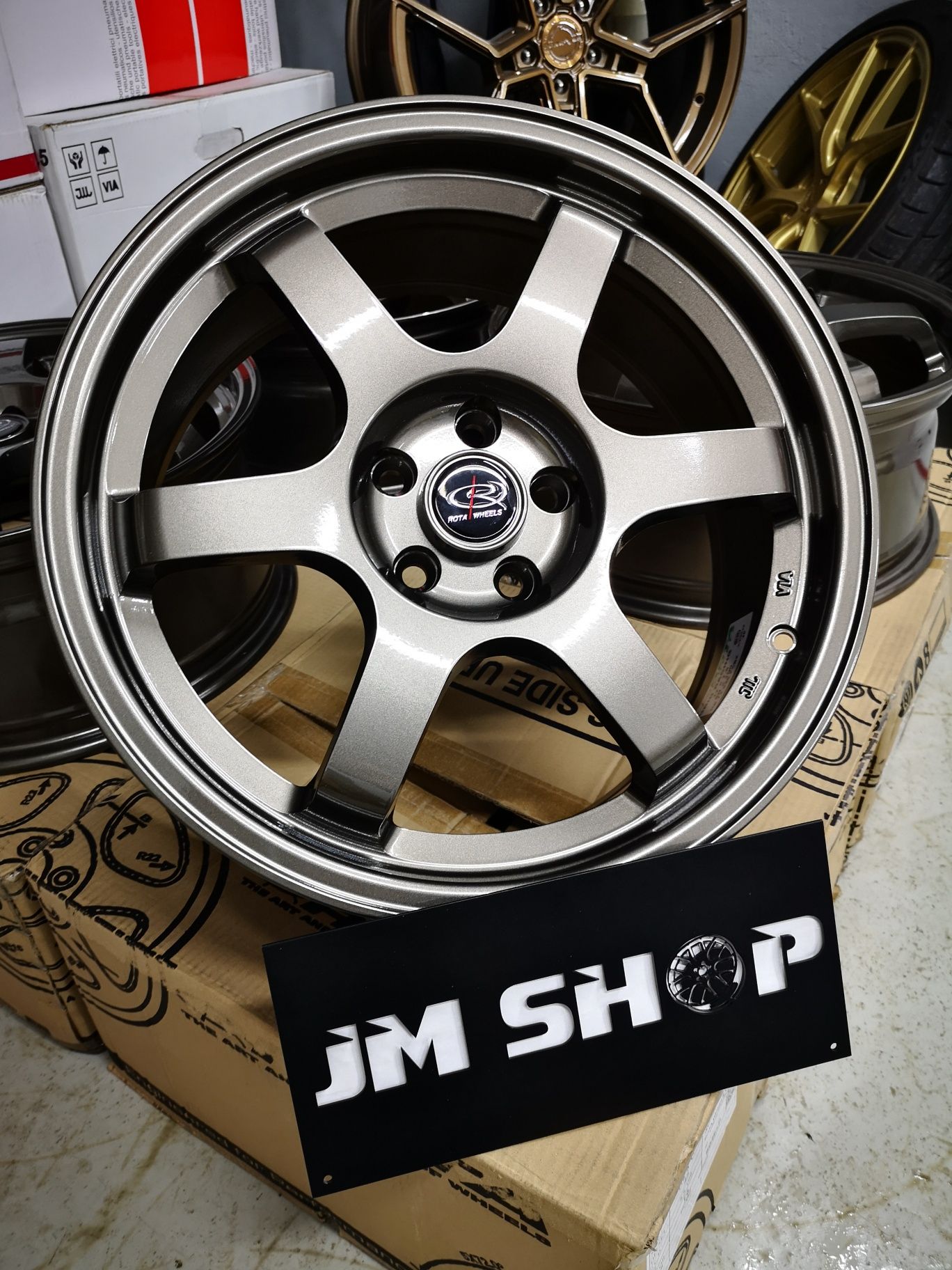 Felgi Rota Grid 17" 18" 5x100 Bronze Subaru BRZ Impreza