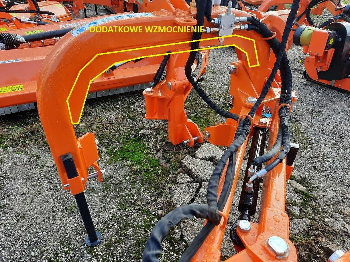 Kosiarka Bijakowa Tylno Boczna ZEPPELIN 2200APP 900kg Mulczer leśny