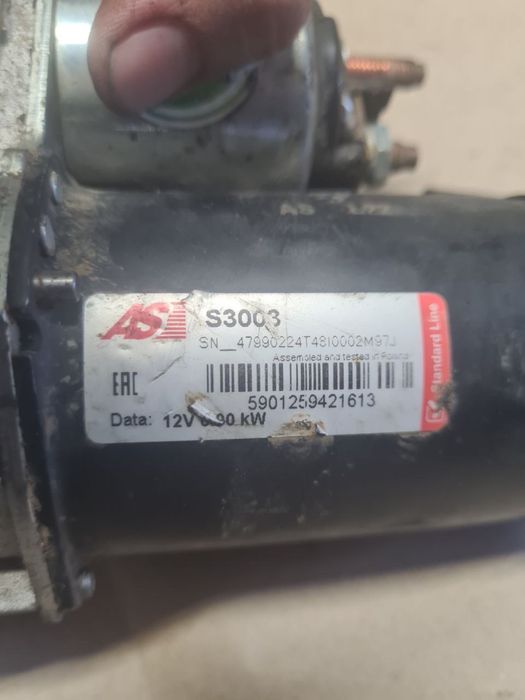 Стартер D6RA162 Opel Astra G Tigra Combo Meriva Agila 1.4 1.6 бензин