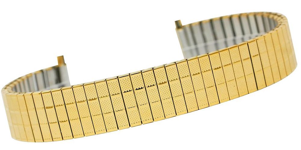 bransoleta rozciągana złota hq  12 do 16 mm 107g-12/16