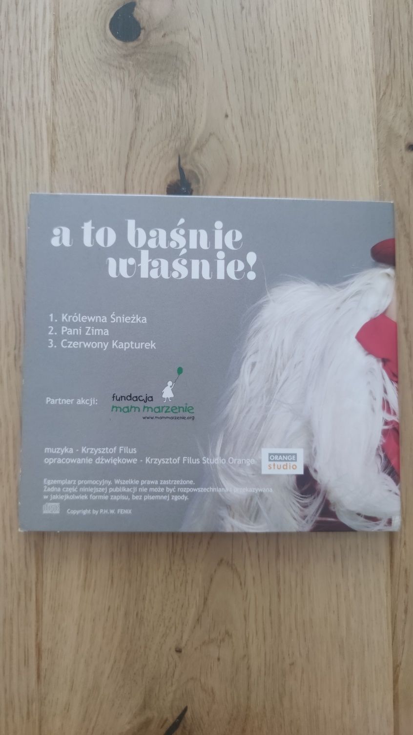 A to baśnie właśnie płyta CD Małgorzata Kożuchowska Baśnie Braci Grimm