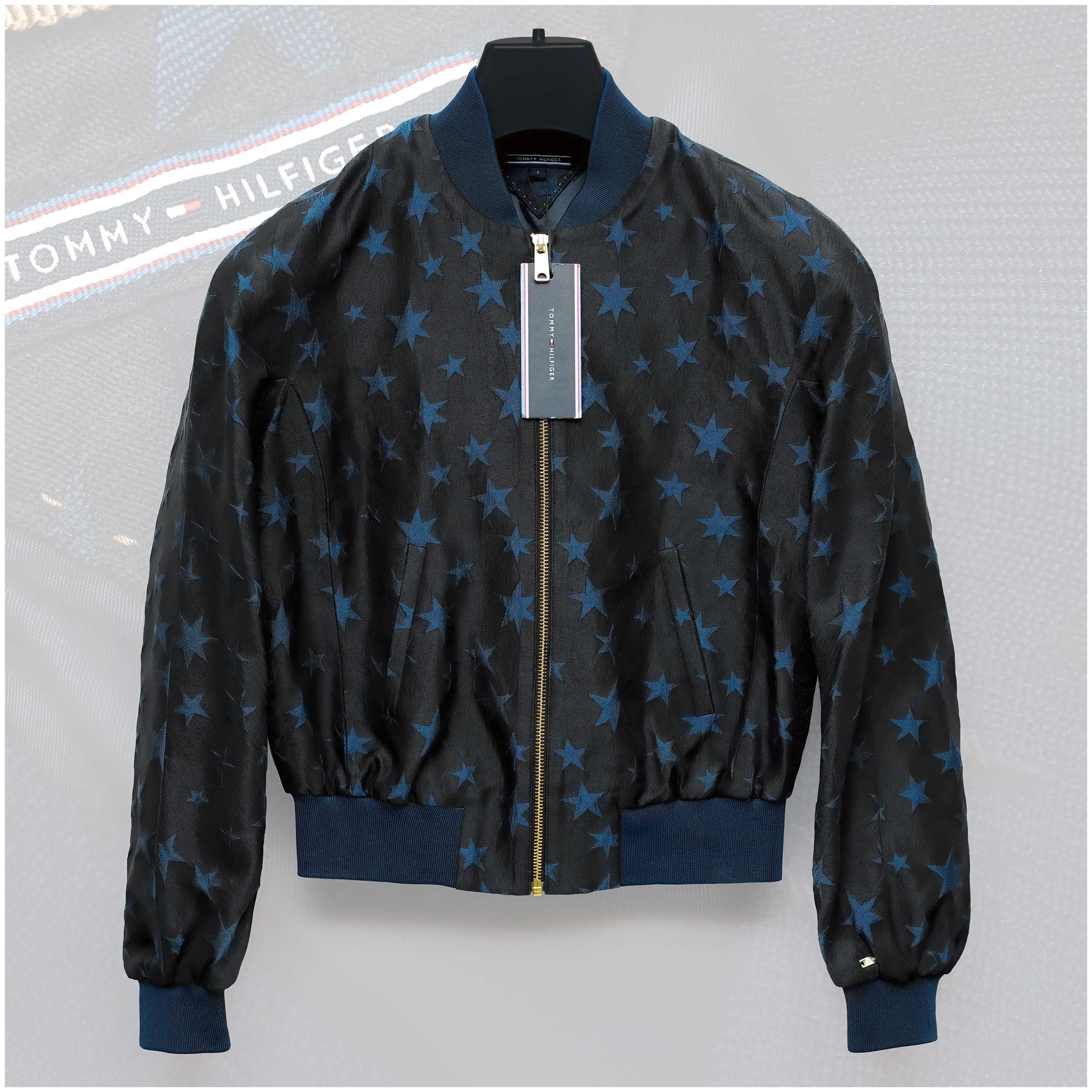 TOMMY HILFIGER -NOWA Damska Kurtka Bomberka SABA 488 STAR ROZ.34 XS